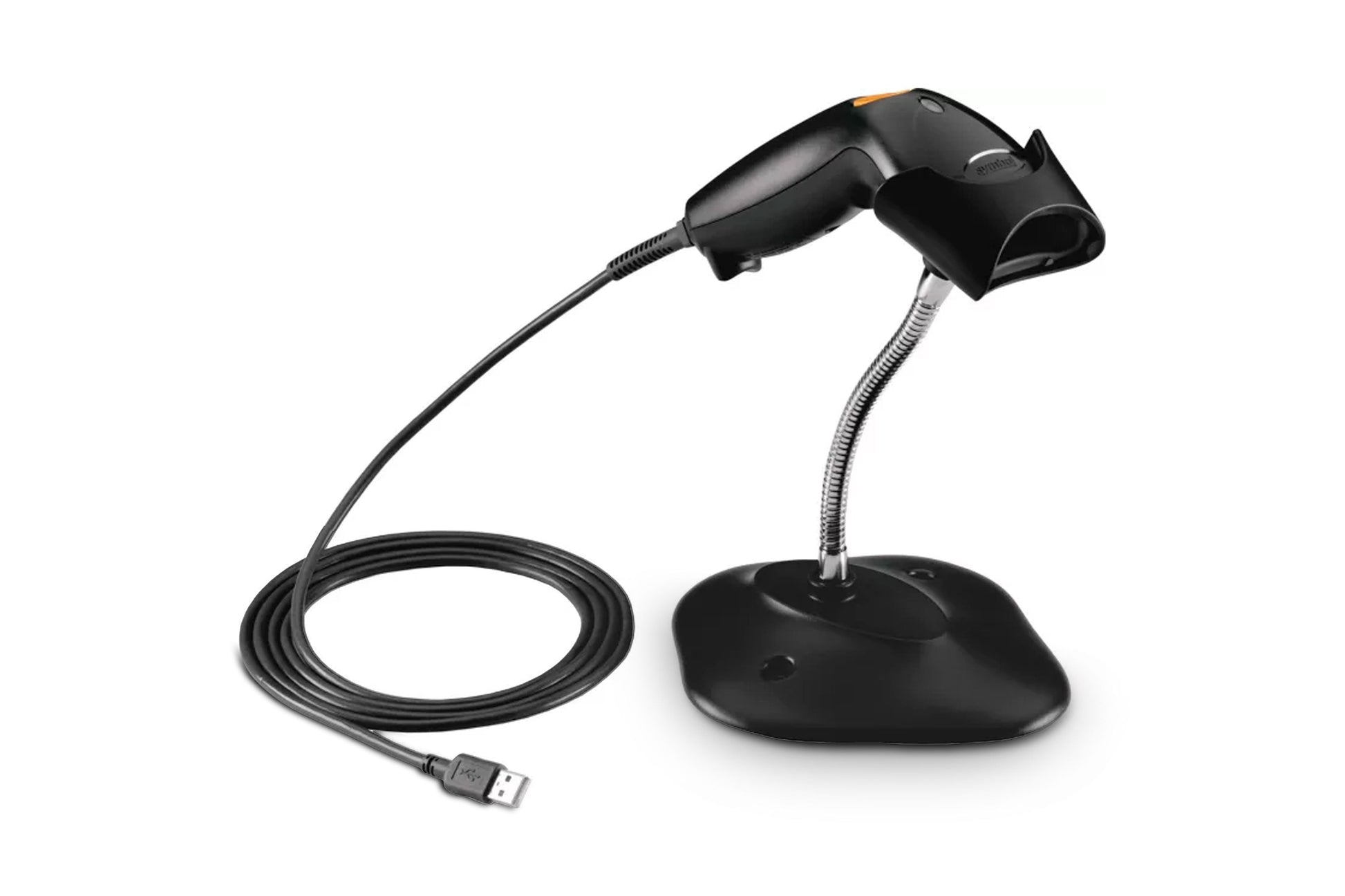 Zebra LS1203 Wired Barcode Scanner with stand and cable (LS1203-7AZU0100SR)