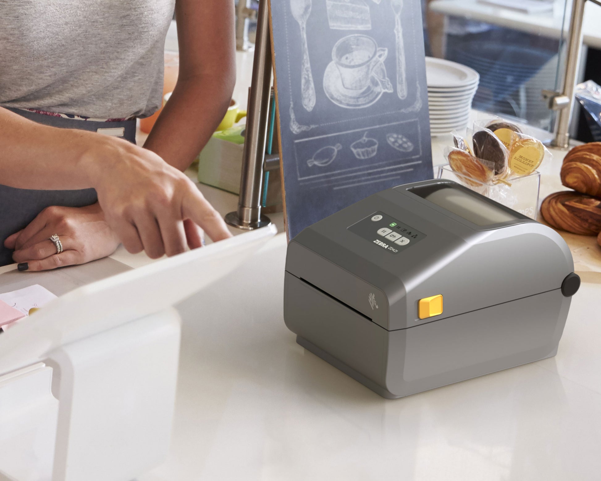 Zebra ZD421d Desktop Label Printer (ZD4A043-D0EE00EZ)